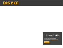 Tablet Screenshot of dis-per.com
